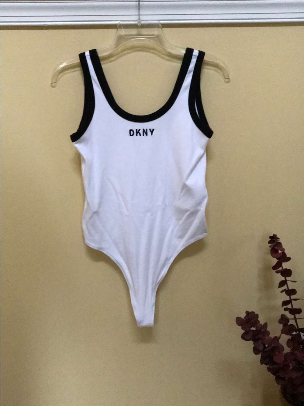 DKNY SPORT THONG BODYSUIT
